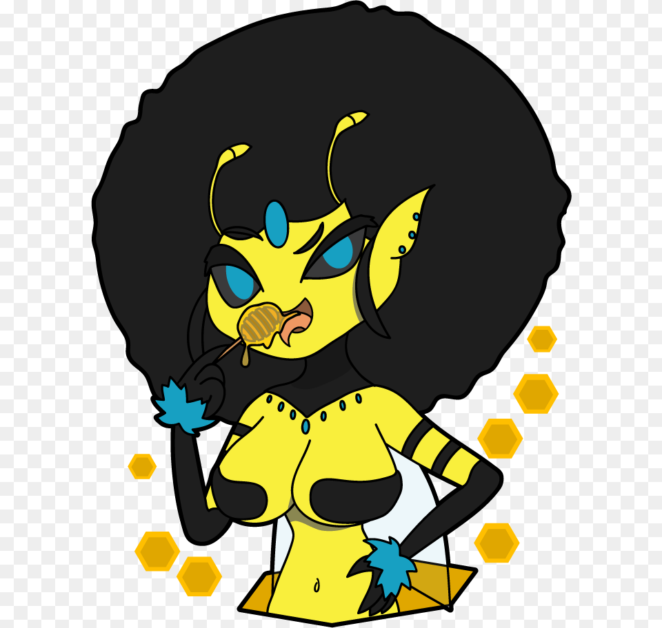 Afro Library Huge Freebie Download Queen Bee Fan Art, Baby, Person, Animal, Insect Png