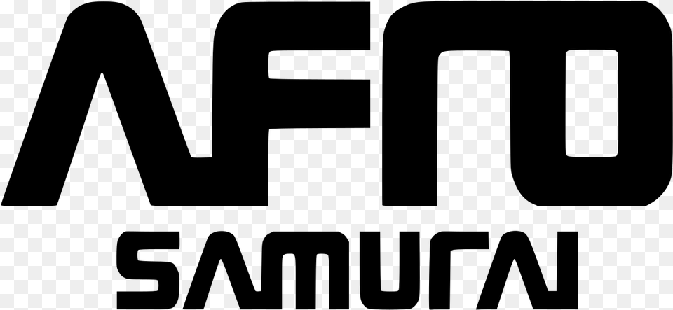 Afro Samurai Logo, Gray Png