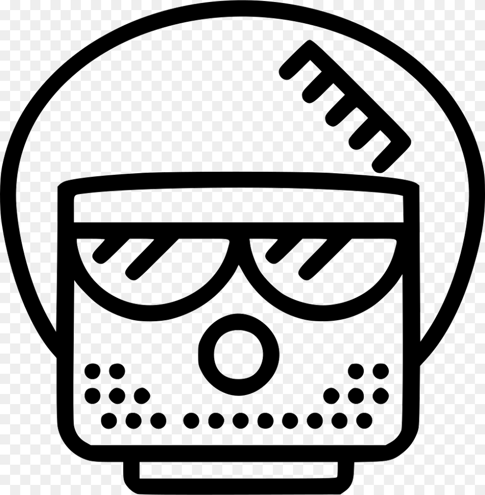 Afro Sfs Mean In Snapchat, Stencil, Helmet, Crash Helmet Free Transparent Png