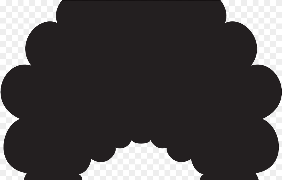 Afro Transparent Backgroundver2 Afro Transparent, Silhouette, Person Free Png Download