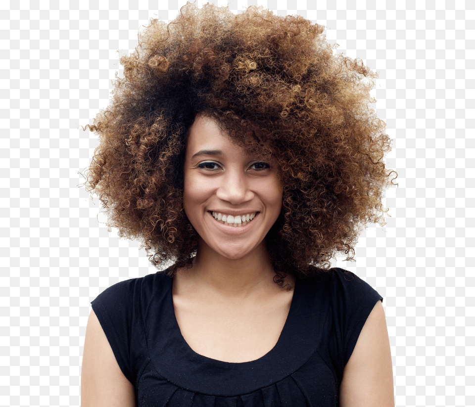 Afro Woman Negra, Person, Face, Smile, Happy Free Png