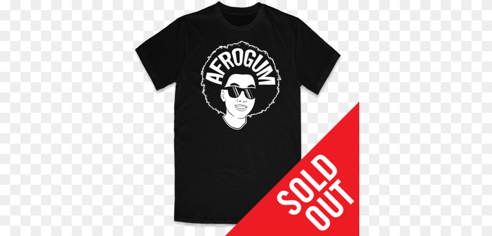 Afrogum Crew T Shirt Ricegum Store Afrogum Shirt, Accessories, Clothing, Sunglasses, T-shirt Png Image