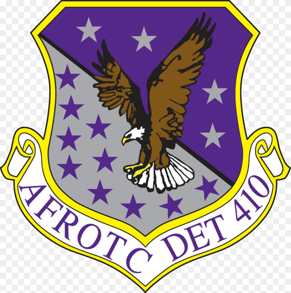 Afrotc Det 410 Shield Emblem, Badge, Logo, Symbol, Animal Png