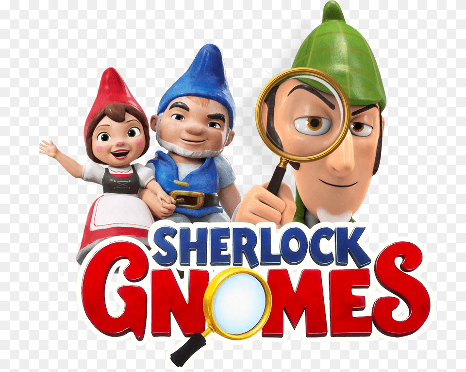 After A String Of Garden Gnome Disappearances In London Sherlock Gnomes 2018 Trailer, Clothing, Hat, Face, Head Free Transparent Png