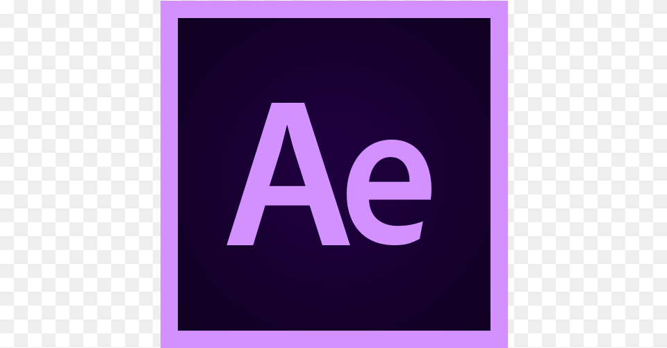 After Effect Logo Transparent, Purple Png