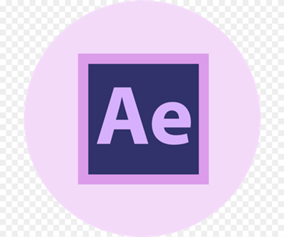 After Effects Cc Logo Picture Circle, Purple, Disk, Text Free Transparent Png