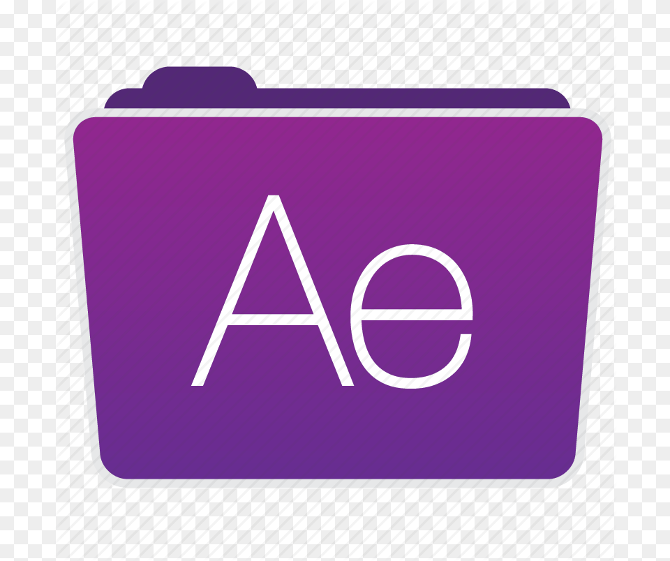After Effects Icon, Purple Free Transparent Png
