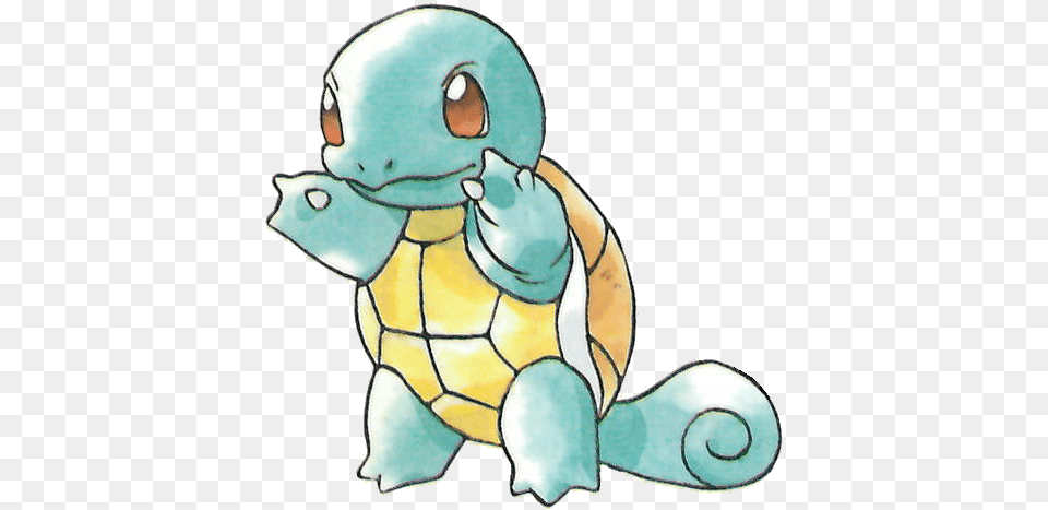 After Getting The Parcel And Receiving My First 5 Pokemon Red Squirtle, Animal, Reptile, Sea Life, Tortoise Png Image