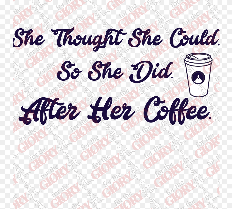 After Her Coffee Calligraphy, Pattern, Text Free Png Download