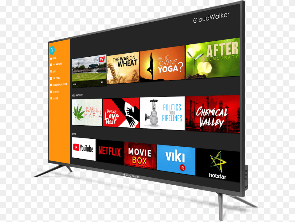 After Launching The Two Budget Smart Tvs Last Year Cloudwalker Cloud Tv, Computer Hardware, Electronics, Hardware, Monitor Free Png