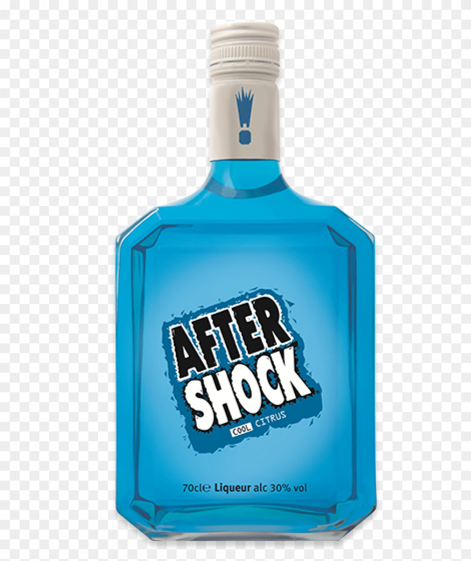 After Shock Blue After Shock, Alcohol, Beverage, Liquor, Gin Free Png