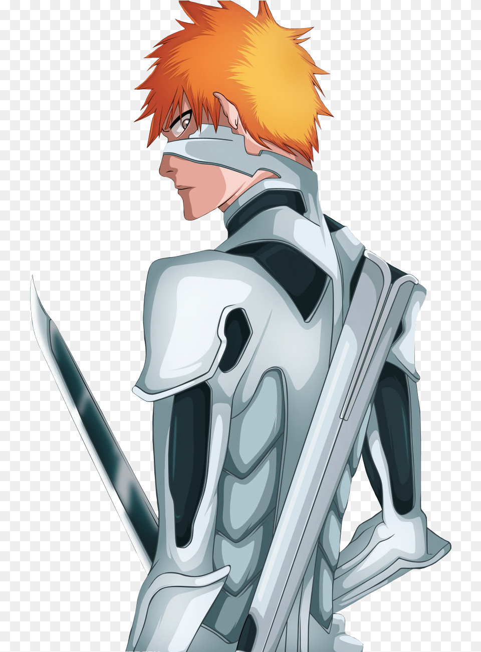 After Winning The Battle Against Aizen Ichigo Kurasaki Fullbringers Ichigo, Adult, Male, Man, Person Png