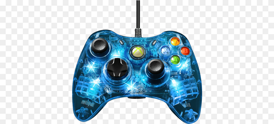 Afterglow Blue Light Pdp Afterglow Wired Controller For Xbox 360 Green, Electronics, Disk, Joystick Free Png