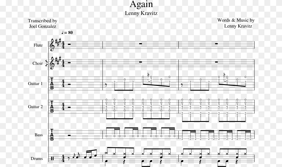 Again Sheet Music Composed By Words Amp Music By Lenny Sheet Music, Text Free Png Download