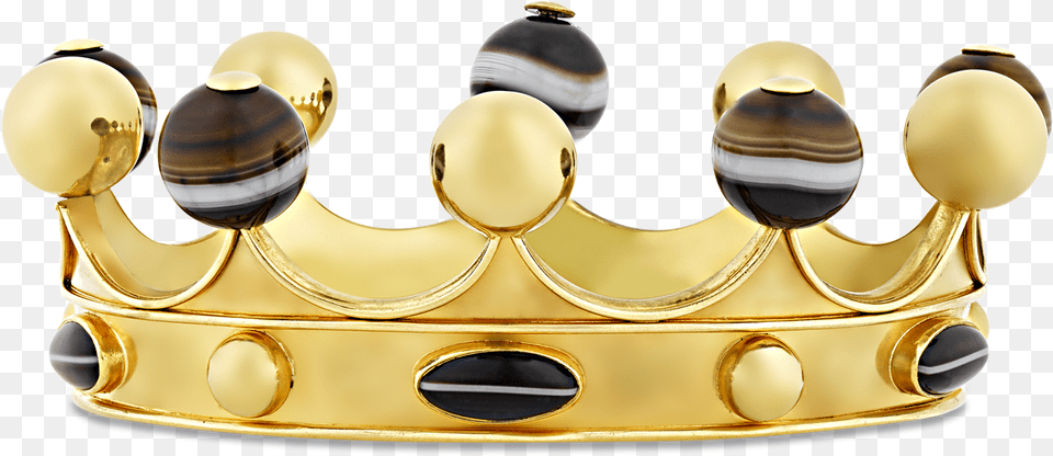 Agate And Gold Crown Bangle Bracelet Tiara, Accessories, Jewelry, Smoke Pipe Free Transparent Png