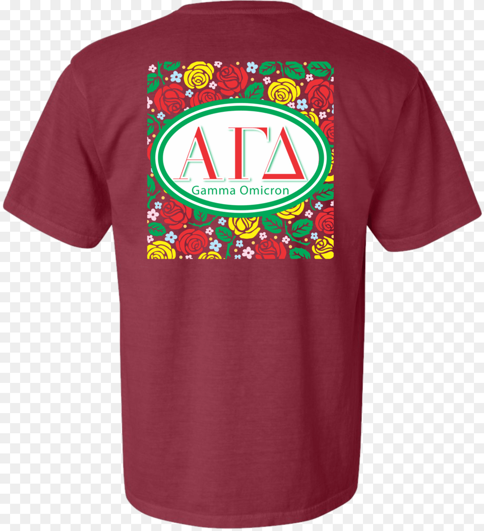 Agd Flower Background T Shirt, Clothing, T-shirt Png Image