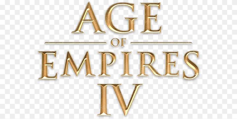Age Of Empires Iv Aoe4 Logo, Cross, Symbol, Book, Publication Free Transparent Png
