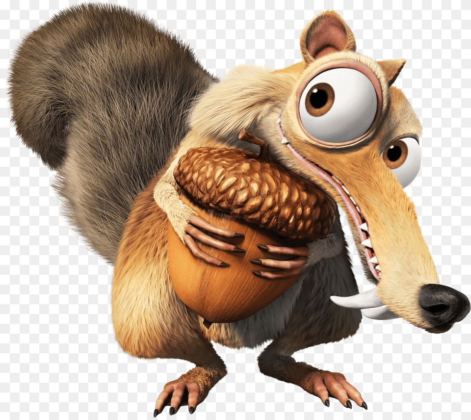 Age Scrat Transparent Ice Sid Scratte Scrat From Ice Age Free Png