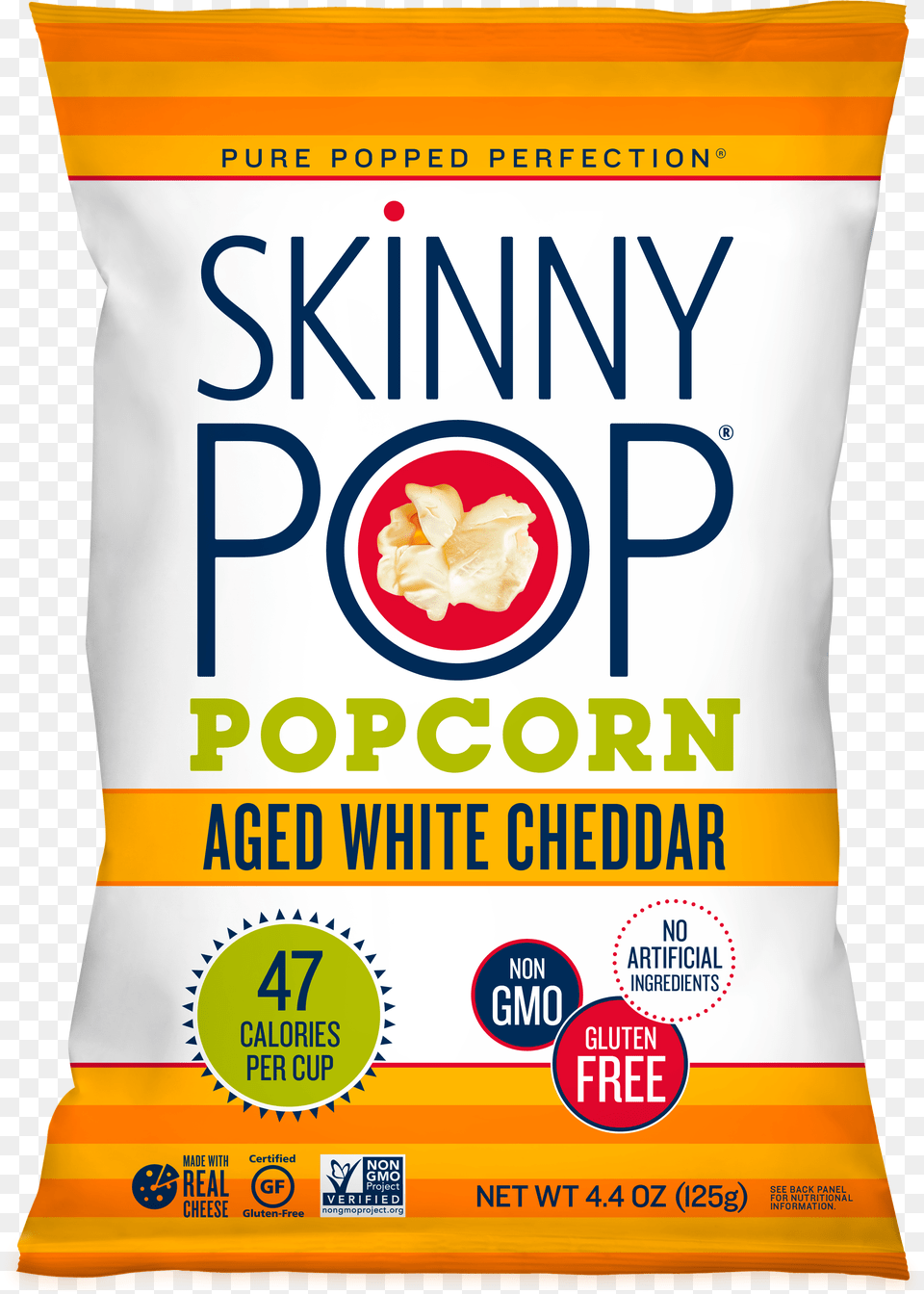 Aged White Cheddar Popcorn Junk Food, Powder, Can, Tin, Flour Free Png Download