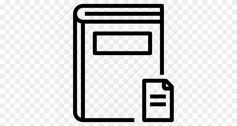 Agenda Book Business File Notebook Paper Icon, Architecture, Building, Gas Pump, Machine Png Image
