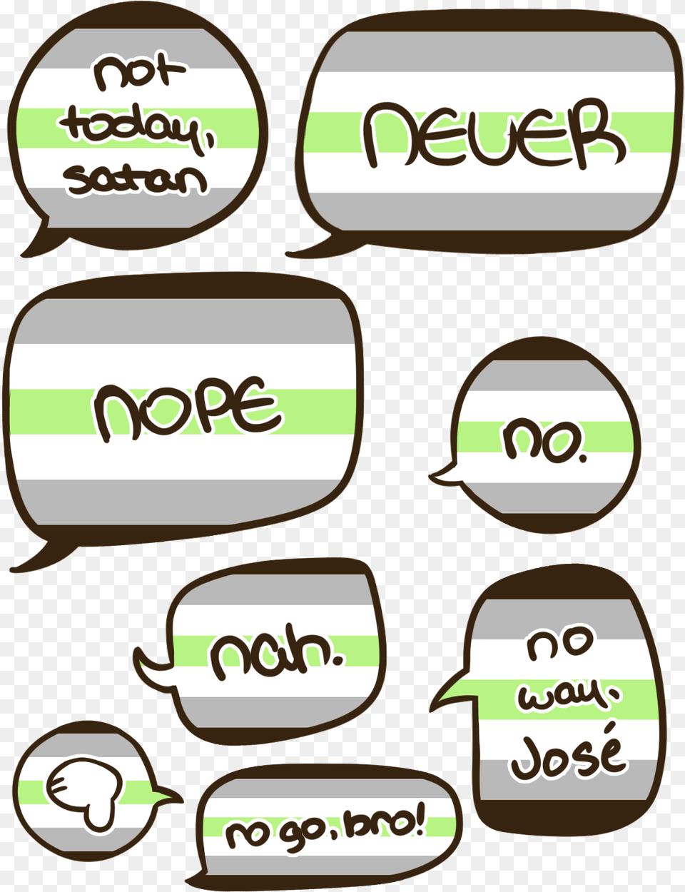 Agender Pride Flag Speech Bubble Lgbt Pride Flags Redbubble, Text, Smoke Pipe Free Transparent Png