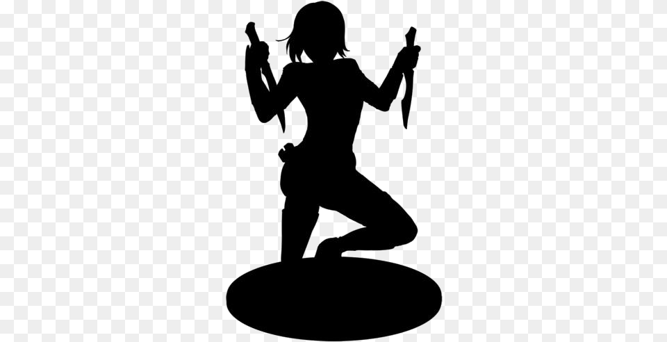 Agent 47 Girl Transparent Star Wars Oc Fan Art, Silhouette, Person Free Png