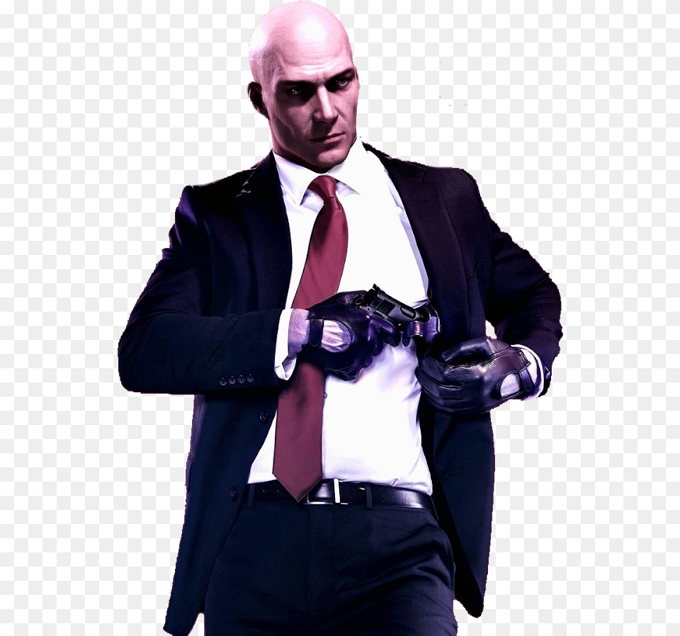 Agent 47 Hitman 2 Sticker Transparent Hitman, Accessories, Tie, Photography, Jacket Free Png