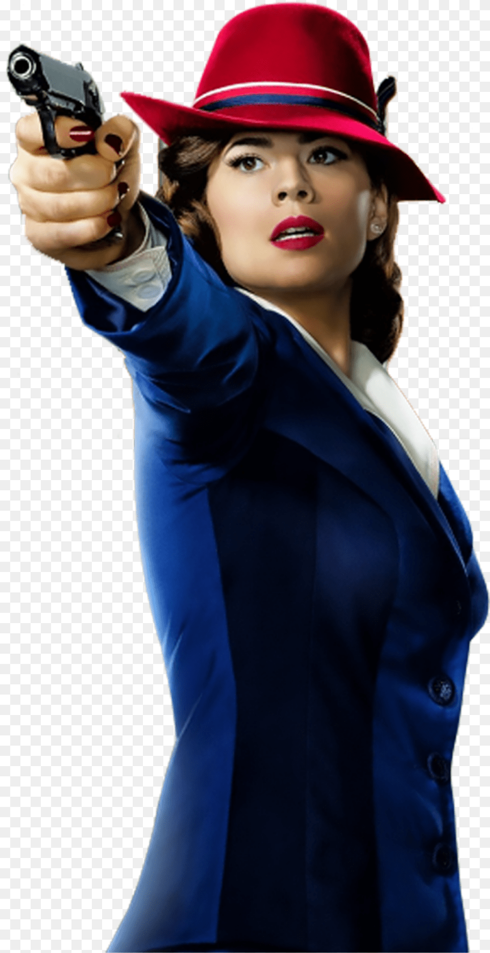 Agent Carter Transparent By Natan Ferri Dae4xps Peggy Carter Wallpaper Hd, Adult, Weapon, Person, Handgun Png Image