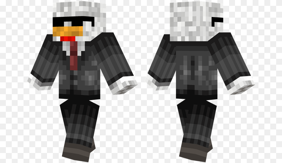 Agent Chicken Chicken In Suit Skin Minecraft, Baby, Person Free Png