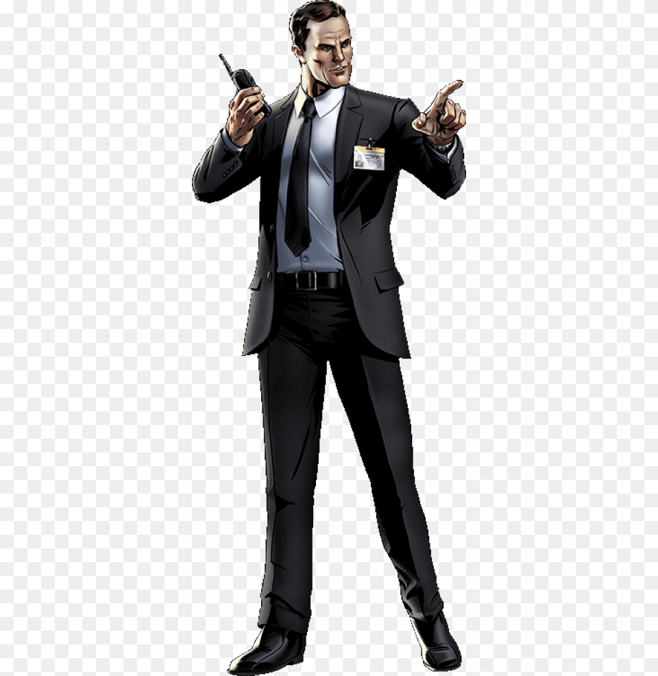 Agent Coulsontitle Agent Coulson Phil Coulson Marvel Comic, Accessories, Tuxedo, Tie, Suit Free Png