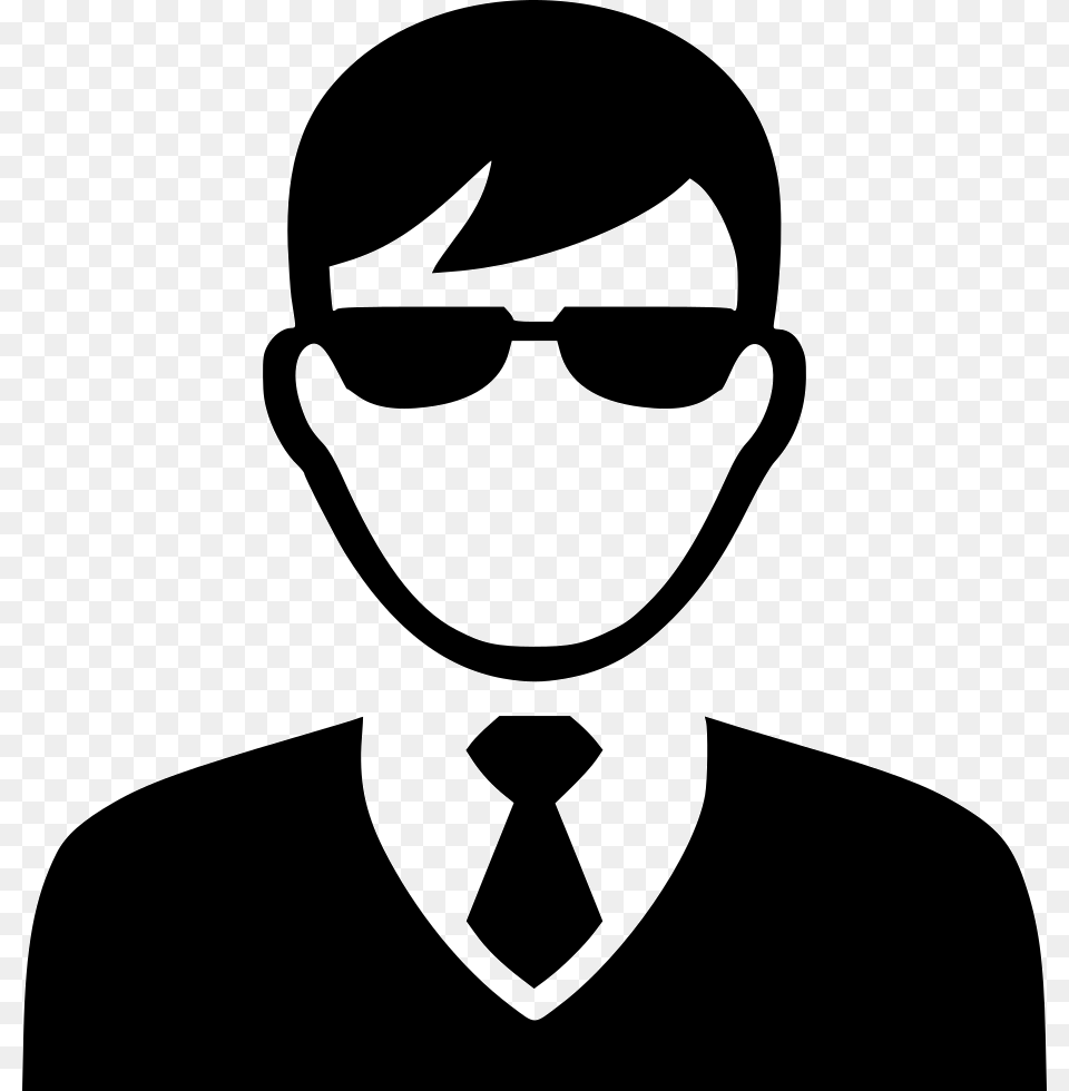 Agent Icon Male Profile Logo, Accessories, Stencil, Tie, Formal Wear Png