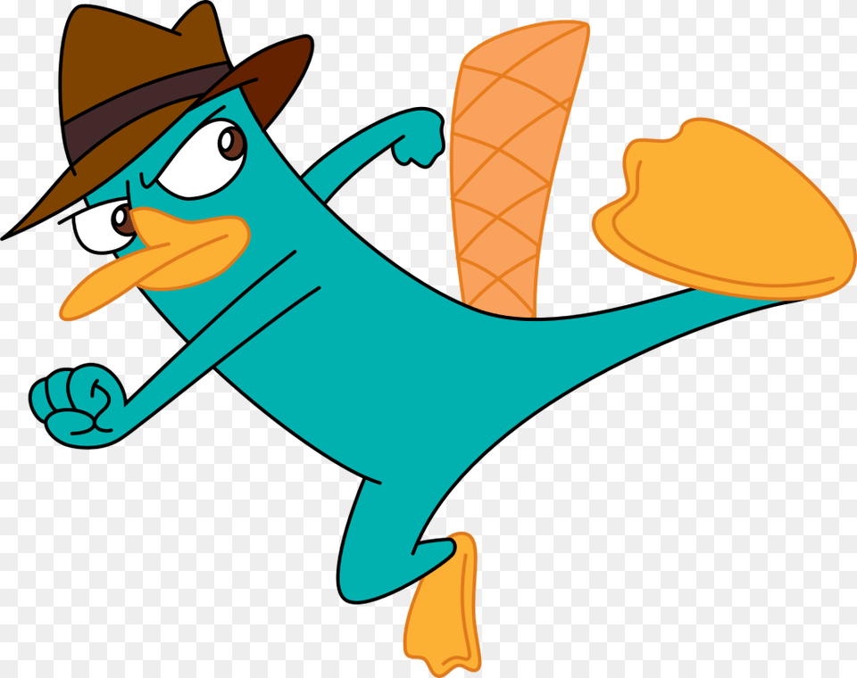 Agent P Perry The Platypus, Cream, Dessert, Food, Ice Cream Free Png Download