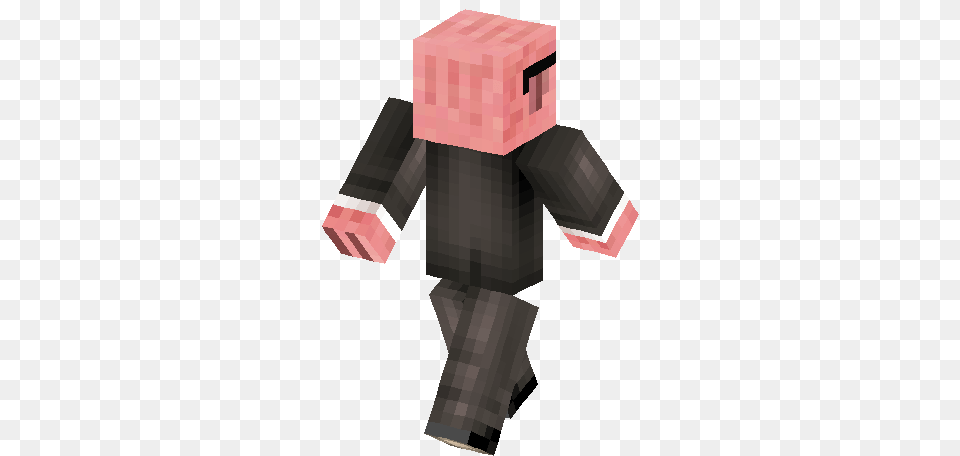 Agent Pig Skin Minecraft Skins, Accessories, Formal Wear, Tie, Person Free Png Download