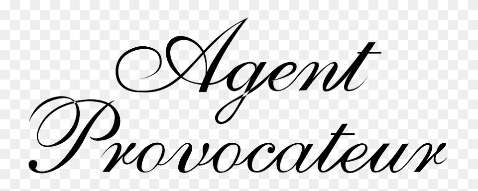 Agent Provocateur Logo, Text, Handwriting, Calligraphy Png Image