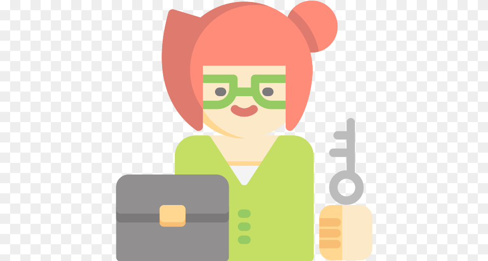 Agent Seller Icon Cartoon, Baby, Person, Face, Head Free Png Download