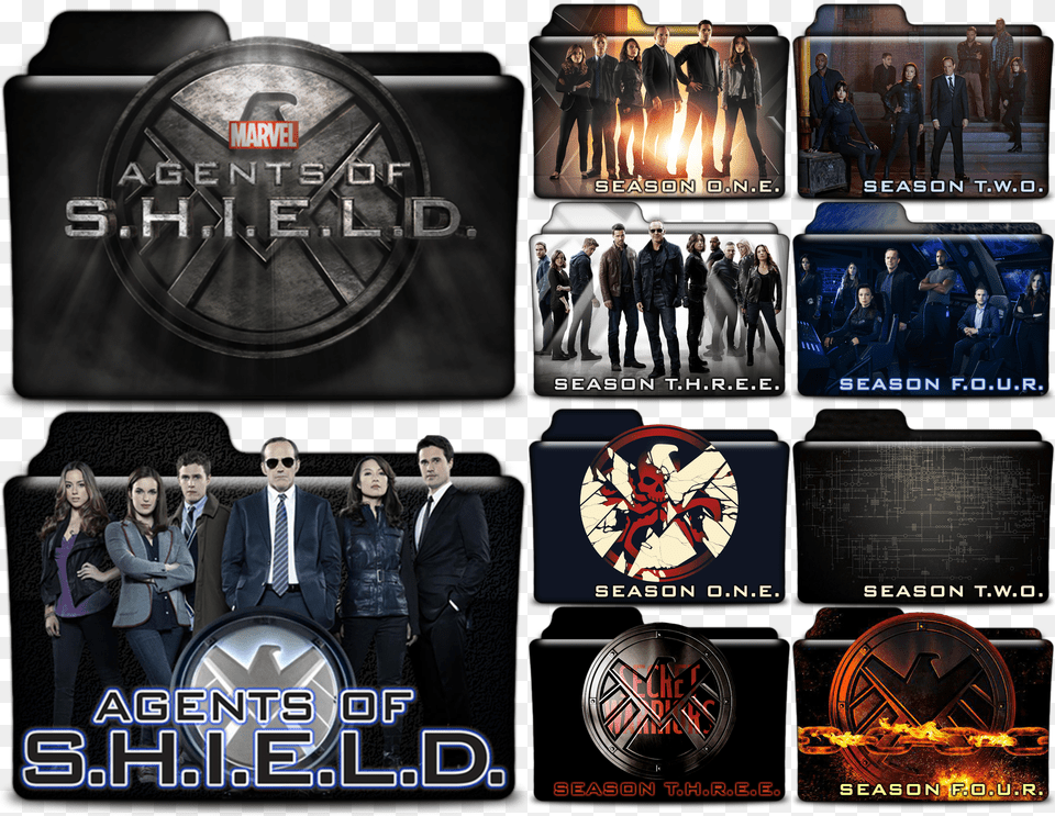 Agents Of S H I E L D Tv Folders In Agents Of Shield Folder Icon, Adult, Person, Man, Male Png