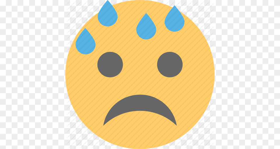 Aggressive Angry Face Cold Sweat Emoji Relieved Emoji Icon Free Png Download