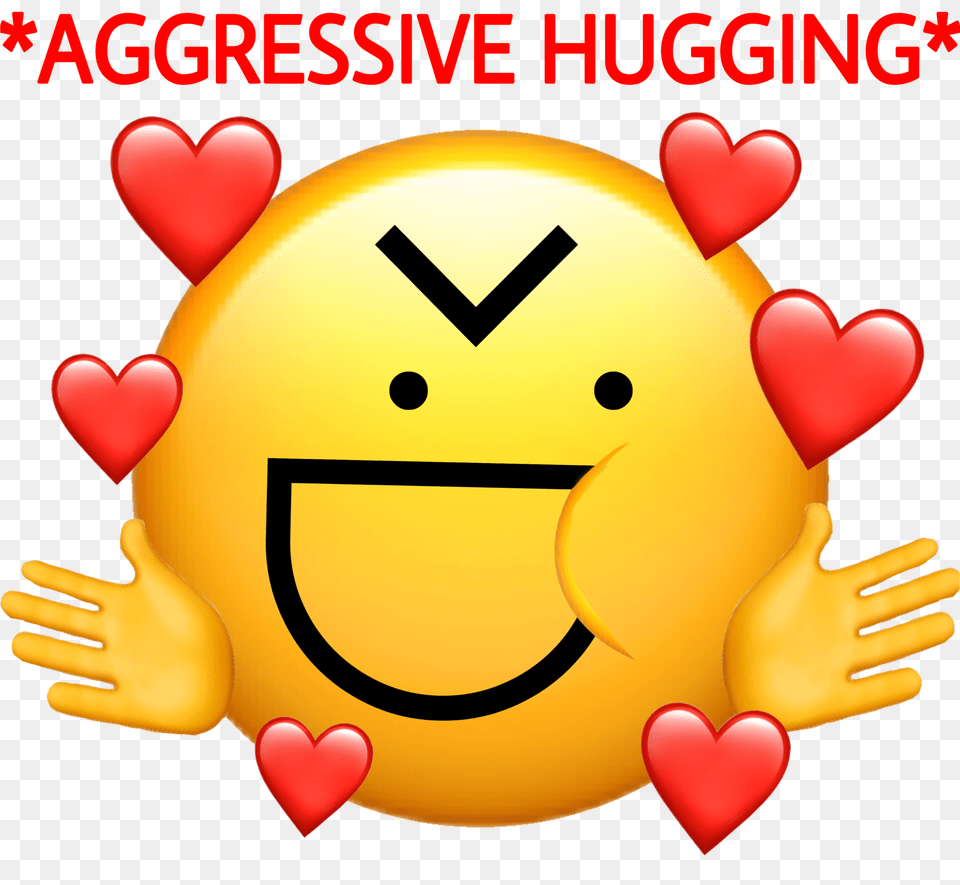 Aggressive Hug Hugs Hugging Sticker Happy Free Png
