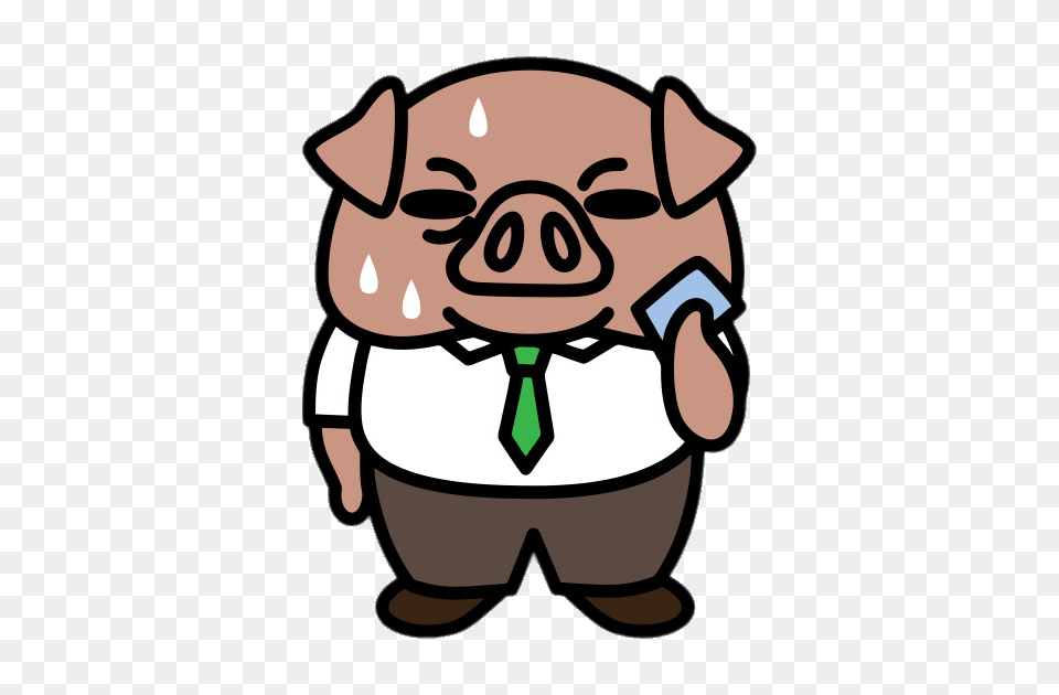 Aggretsuko Character Director Ton The Pig, Baby, Person Free Transparent Png