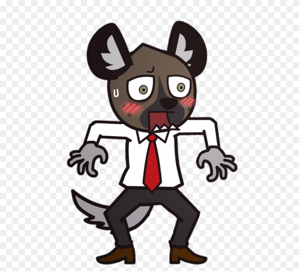 Aggretsuko Character Haida The Spotted Hyena, Baby, Person, Formal Wear, Face Png Image