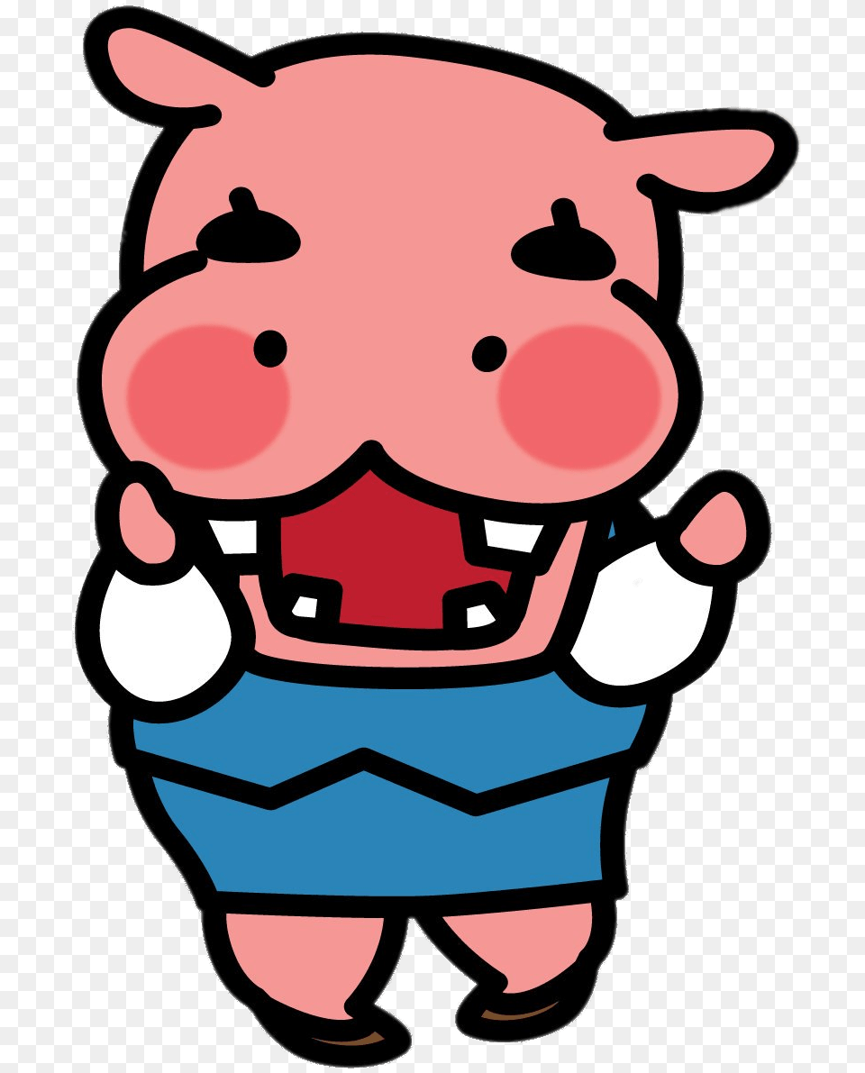 Aggretsuko Character Kabae The Hippopotamus, Baby, Person Free Transparent Png