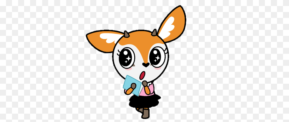 Aggretsuko Character Tsunoda The Gazelle Holding File, Nature, Outdoors, Snow, Snowman Free Png