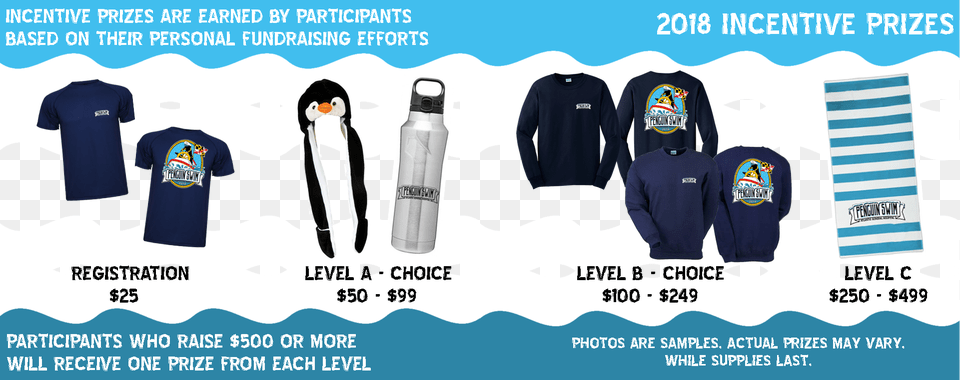 Agh Benefit Charity Swim Ocean City Md Water Bottle, Penguin, Animal, Bird, Clothing Png Image
