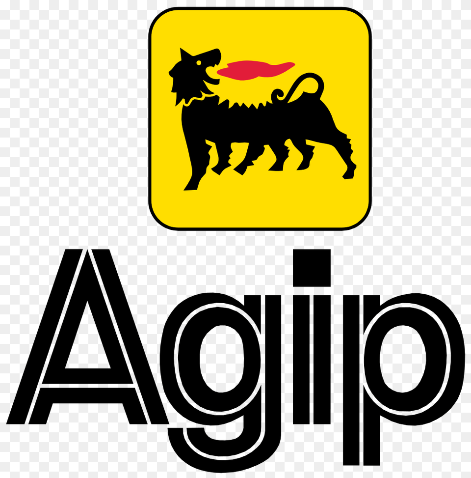 Agip Logo Oil And Energy, Emblem, Symbol, Animal, Canine Free Png