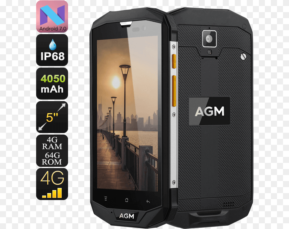 Agm A8 Rugged Android Smartphone Agm, Electronics, Mobile Phone, Phone Free Transparent Png
