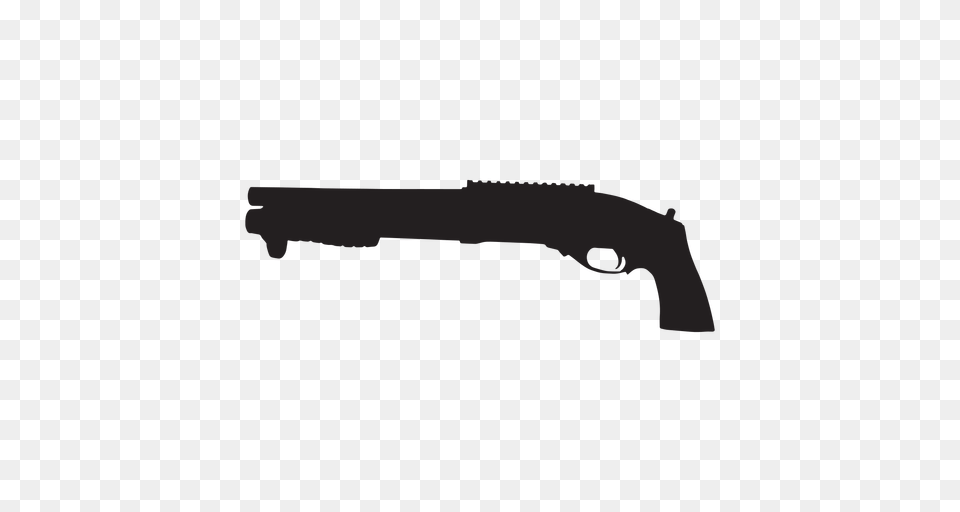 Agm Shotgun Grey Silhouette, Gun, Weapon, Firearm, Handgun Free Png Download