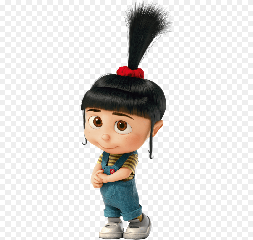 Agnes Despicable Me Characters, Doll, Toy, Face, Head Png
