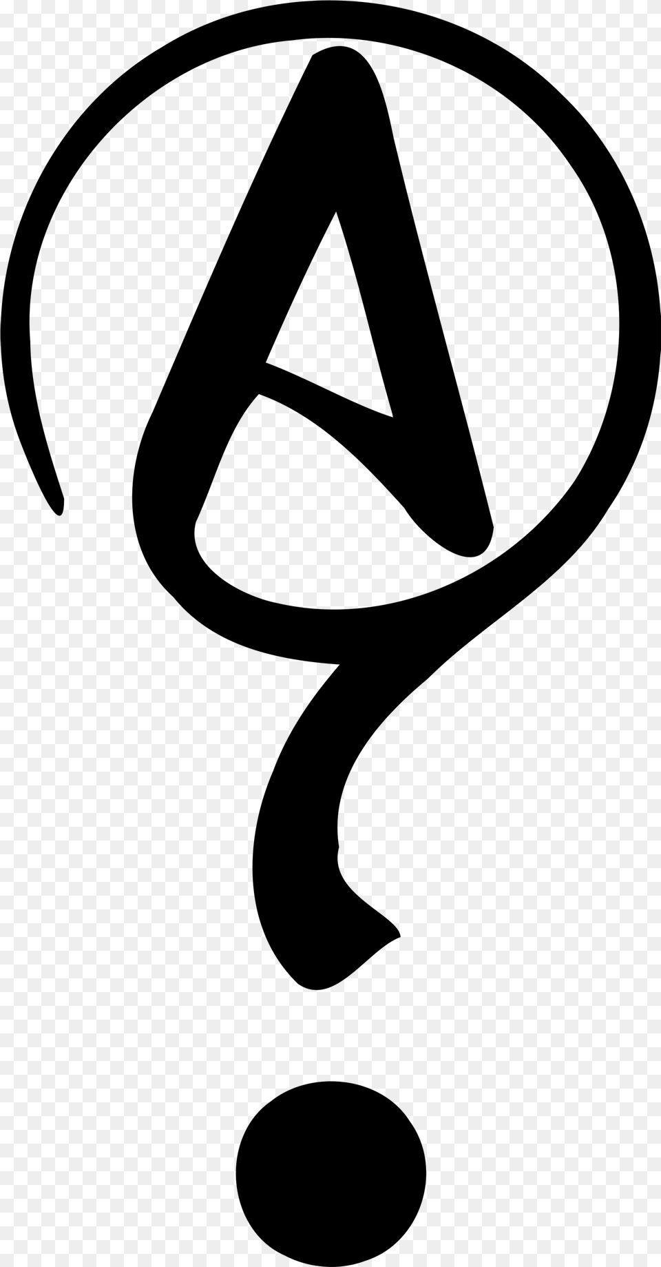 Agnostic Question Mark, Gray Png