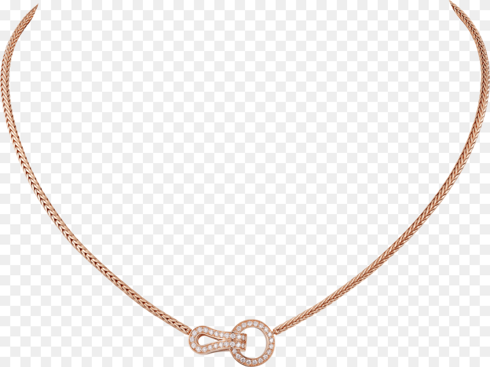 Agrafe Necklacepink Gold Diamonds Pearl Necklace, Accessories, Jewelry Png