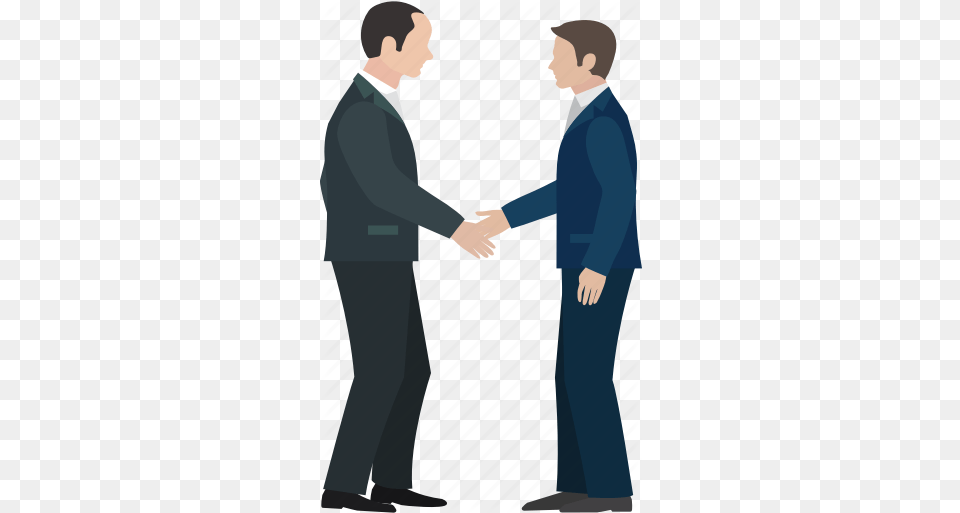 Agreement Business Hand Shake Business Shake Hand Icon, Body Part, Person, Suit, Formal Wear Free Png Download